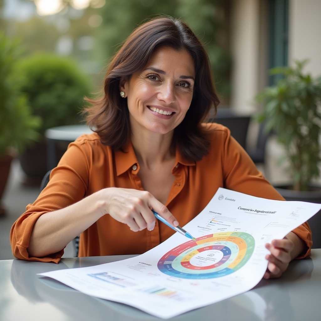 Пример визуальной карты знаний сотрудника