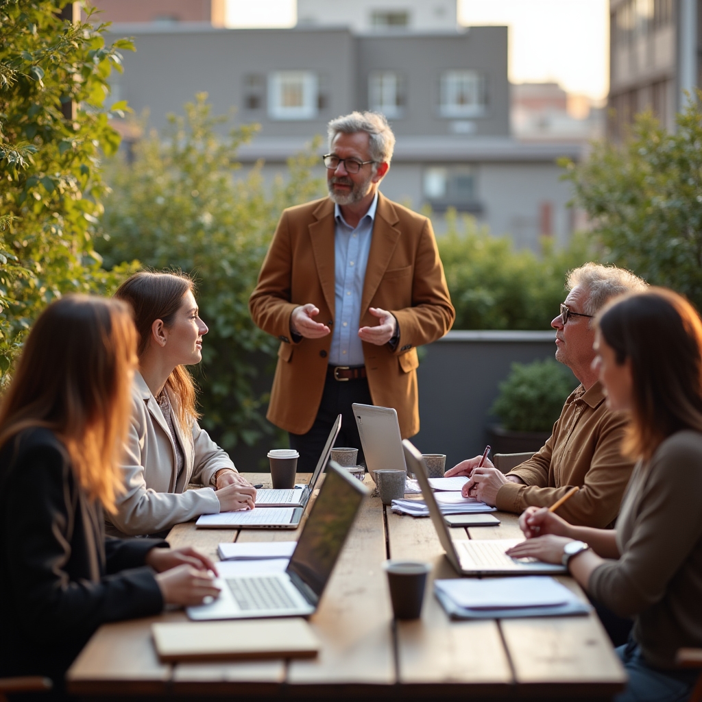 Команда ритейл-компании на занятии по финансовой грамотности